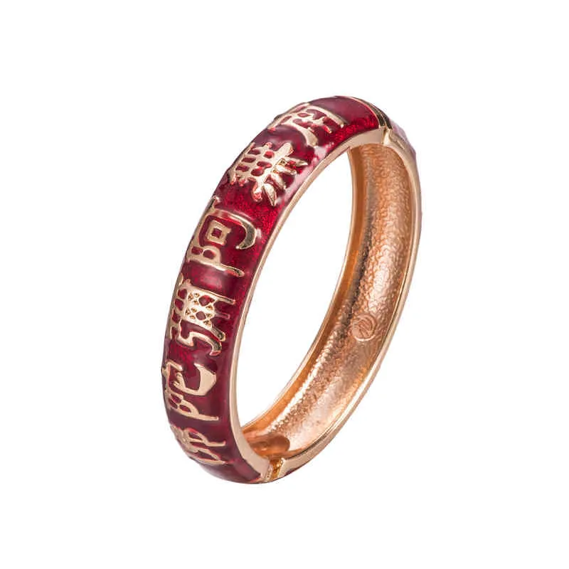 Daili boeddhistische armband Nanwu Amitabha legering opening olie druipende armband boeddhistische gift sieraden3668445