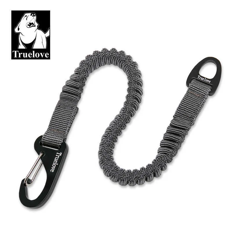 Truelove Dog Leash Stretchable Elastyczne Bufor Nylon Pas Siedzenia można stosować z paskiem na klatkę piersiową dla wszystkich odmian Produkt PET TLL2971 211006