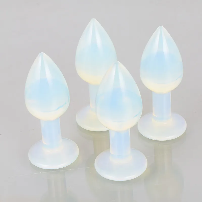 Natürlicher Jadestein-Analplug, kleiner Kristall-Buttplug, Analsexspielzeug für Frauen, Männer, Jade-Analplug für Erwachsene, Sexshop3617232