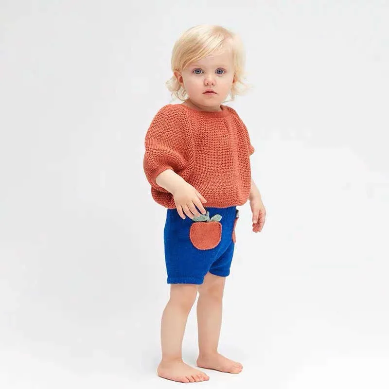 Kid Oeuf Toddler Boy Boy Girls Sweater و Dress Leggings Kids Winter Fashion Tops Kids Crochet Pullover 210619