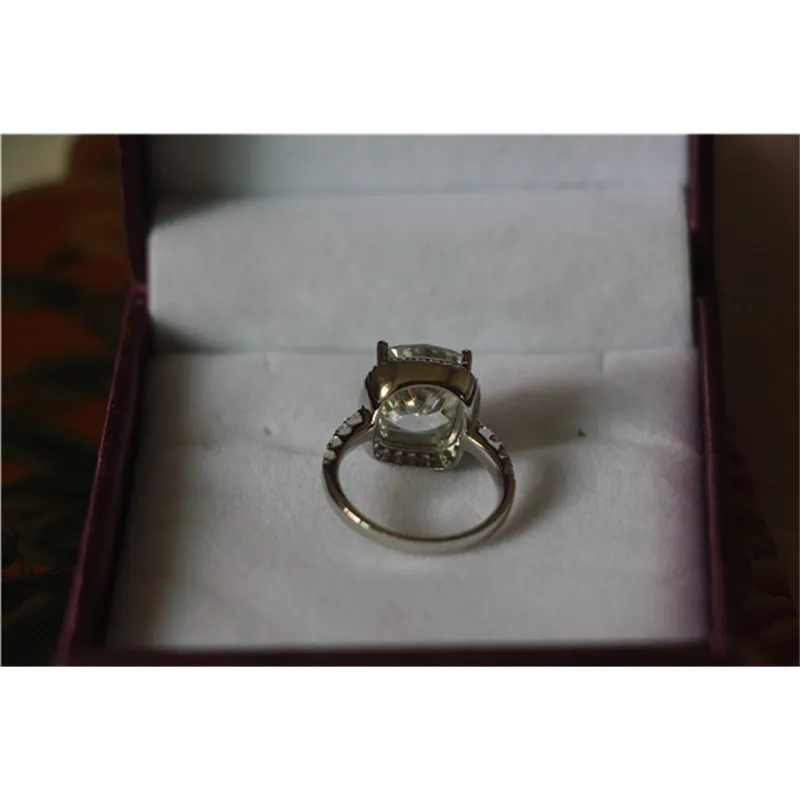 Super 5ct poduszka CUT Diamond zaręczynowy Platinum 950 Wedding Ring Anniversary Jewelry4766812