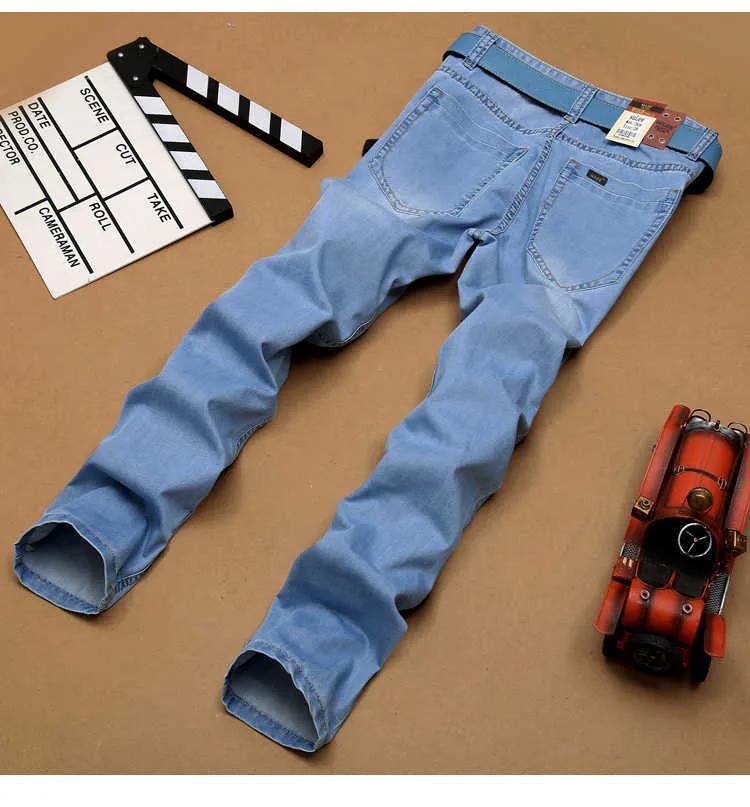 Sulee Men Famous Brand Utr Thin Jeans Pantalones Vaqueros Fashion Designer Spring Summer Jeans Men Brand Jeans X0621