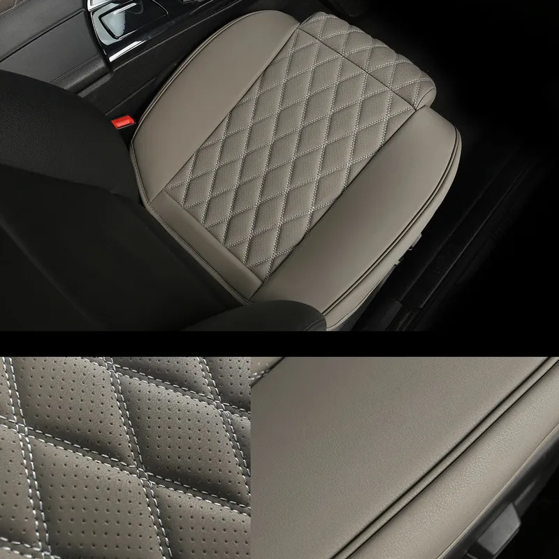 Housse de siège avant universelle en cuir imperméable pour voiture, couvre-siège, tapis de protection, pour camion, Suv et Van