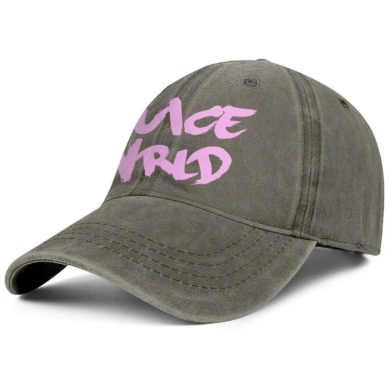 Stijlvol welkom Juice Wrld unisex denim honkbal cap vintage team hoeden juice wrld logo roze hart hand head poster je houdt niet van m185s