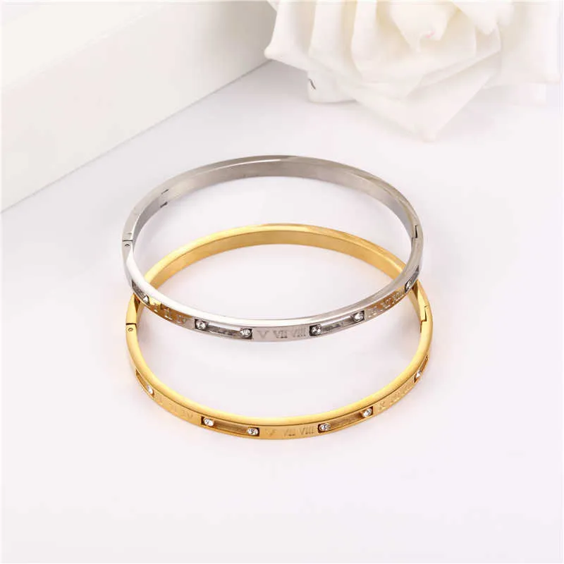 Oufei – bijoux en acier inoxydable pour femmes, manchette, bracelets pour femmes, accessoires de bijoux à la mode, Q0719