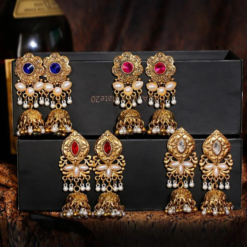 Серьги Chanselier Corbul для люстры Cors Cors Corly Flowers Bollywood Bijoux Vintage Bohemia Ethnic Tribe Ювелирные Изделия Классическое золото
