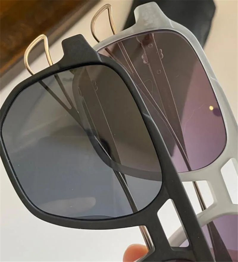 Nieuwe modeontwerpzonnebril HRALIE vierkant frame klassiek Amerikaans punkontwerpstijl eenvoudig en genereus UV400-lens eyewear200j