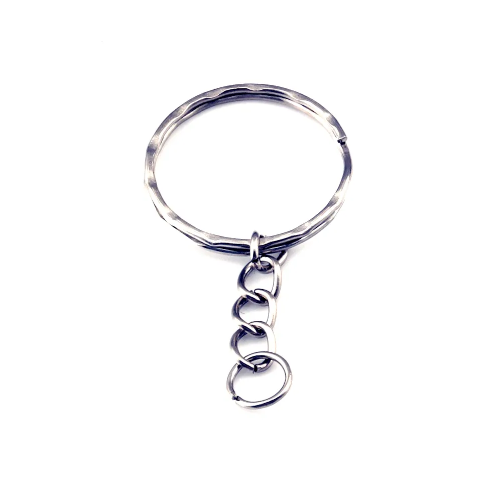 300 stks Antiek Zilver Legering Sleutelhanger Voor Sieraden Maken Autosleutel Ring DIY Accessoires207x