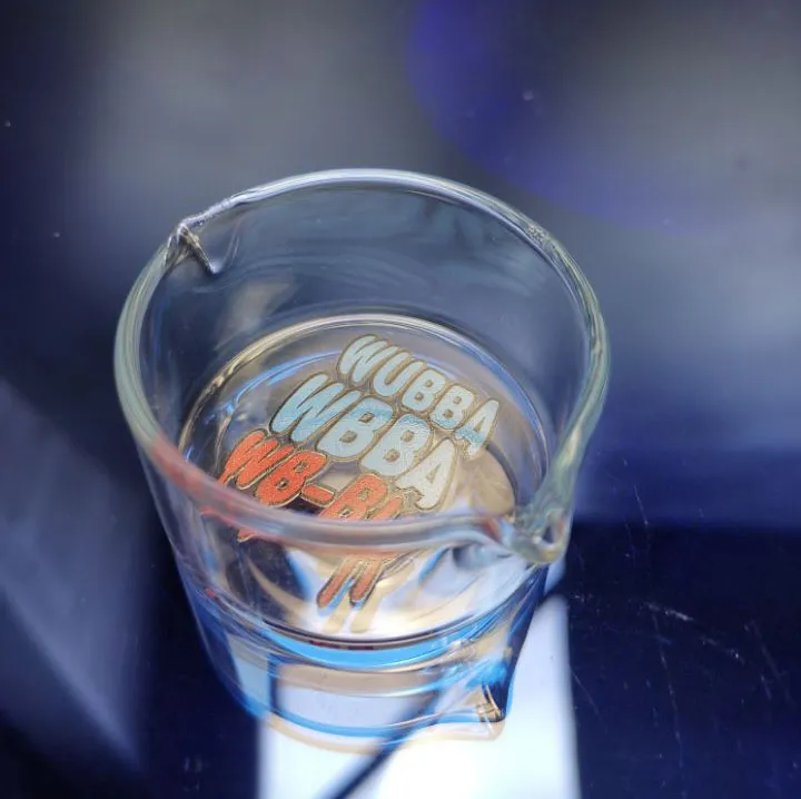 Cendrier en verre à anneau d'huile en verre plat cendrier en verre OD 45mm Dabber Dish pour Mini Nectar Collector Kit zeusart shop