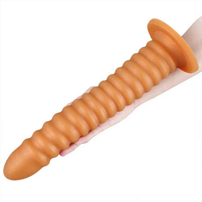 Nxy Anale speeltjes Nieuwe Dildo Pull Bead Lange Butt Plug Dildo Sex voor Vrouwen mannen Colon Masturbators Fake Penis Stuwkracht tunnel 12101594347