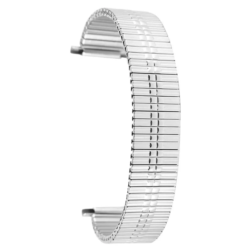 Watch Bands 22MM Silver Gold Stainless Steel Strap Practical Stretchable Length None Buckle Watches Band Waterproof Replacement Ca315V
