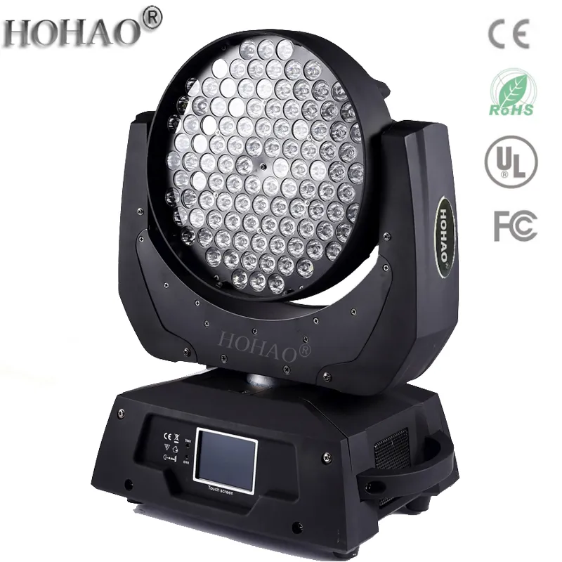 4x Werksverkauf 108x3w RGBW LED Wash Moving Head Lichter Disco DJ Professionelle Bühnenbeleuchtung zu verkaufen 1 Jahr Garantie