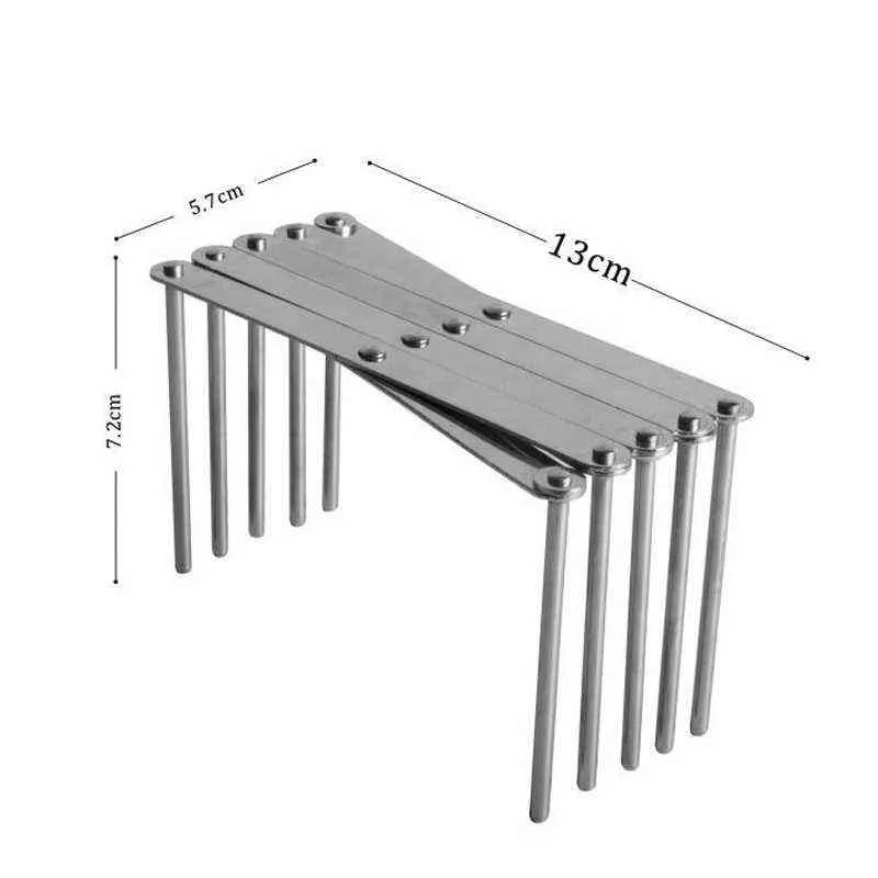 Extendable Pot Lid Holders Multipurpose Steamer Rack Pans Glasses Holder Flexible Plate Organizer Kitchen Storage 211102