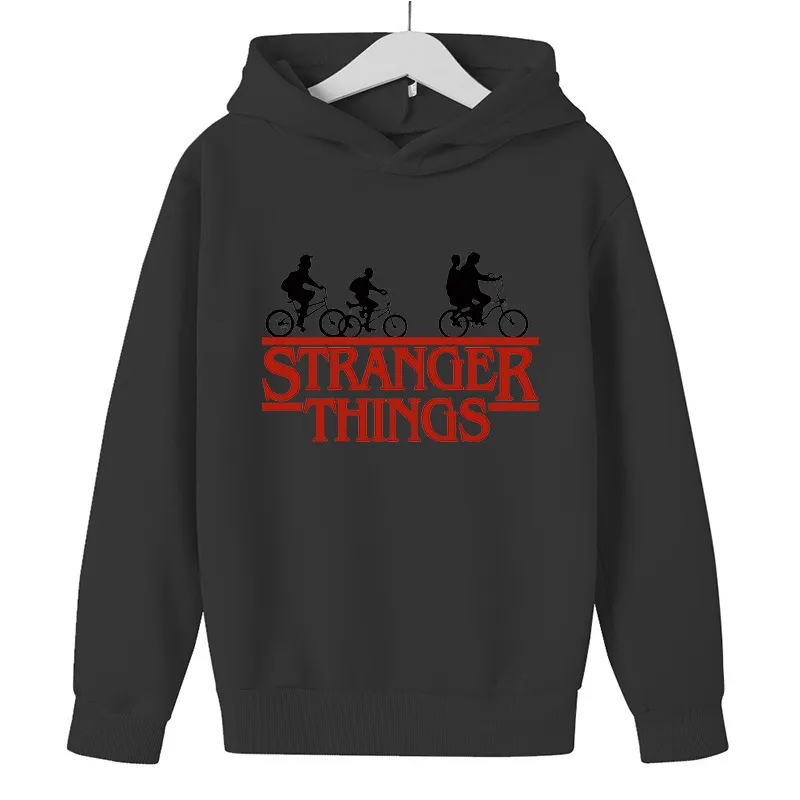 Pojkar Hoodie Barnkläder Rolig Stranger saker Hoodies för Teen Girls 4-13y Baby Sweatshirt Barnkläder 220309