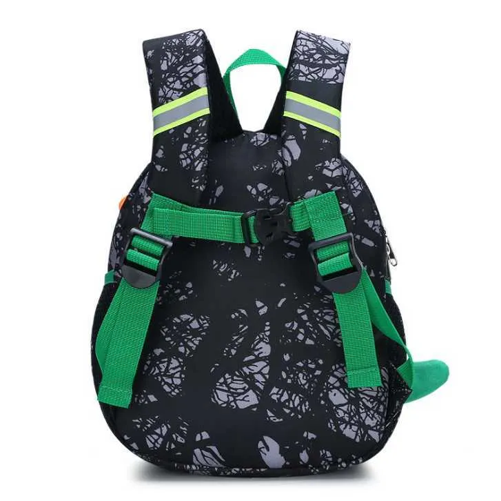 Toddler Bag Enfants extrêmement durable, robuste et confortable Cartable en peluche Mignon Dinosaure Bébé Harnais de sécurité Sac à dos 211025