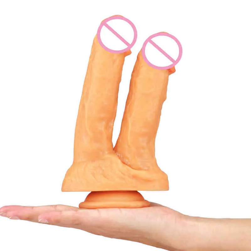 NXY DILDOS ANAL Zabawki Pani Gorąca Sprzedaż Kobiet Masturbacja Symulacja Penis Dwuosobowy Dildo Dorosłych Zabawa Odmiana Malala 0225