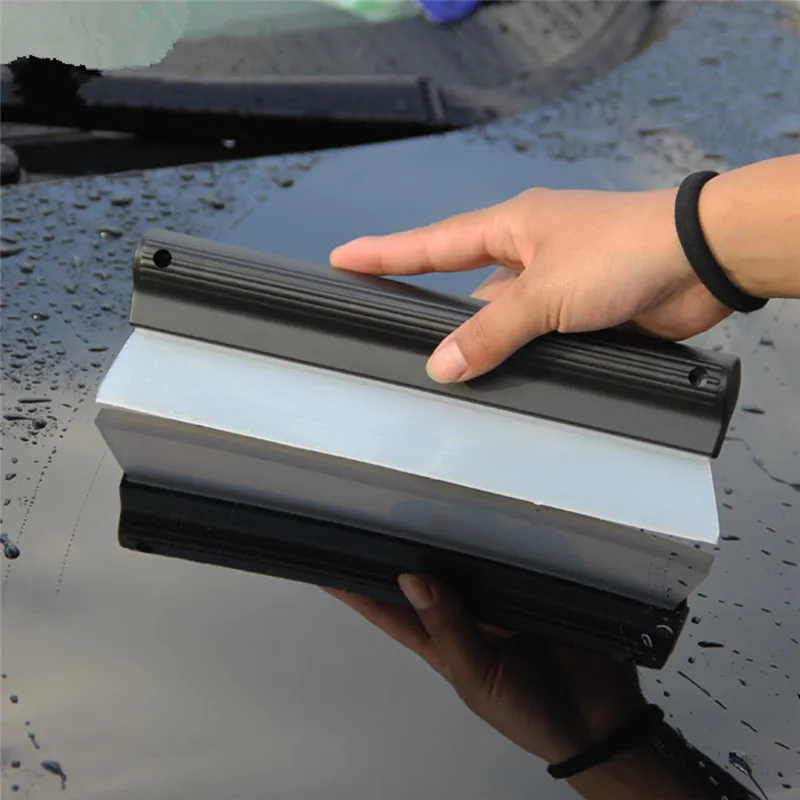 Nuovo antigraffio flessibile in silicone morbido a portata di mano tergicristallo auto acqua tergicristallo lama asciugatura raschietto pellicola pulita