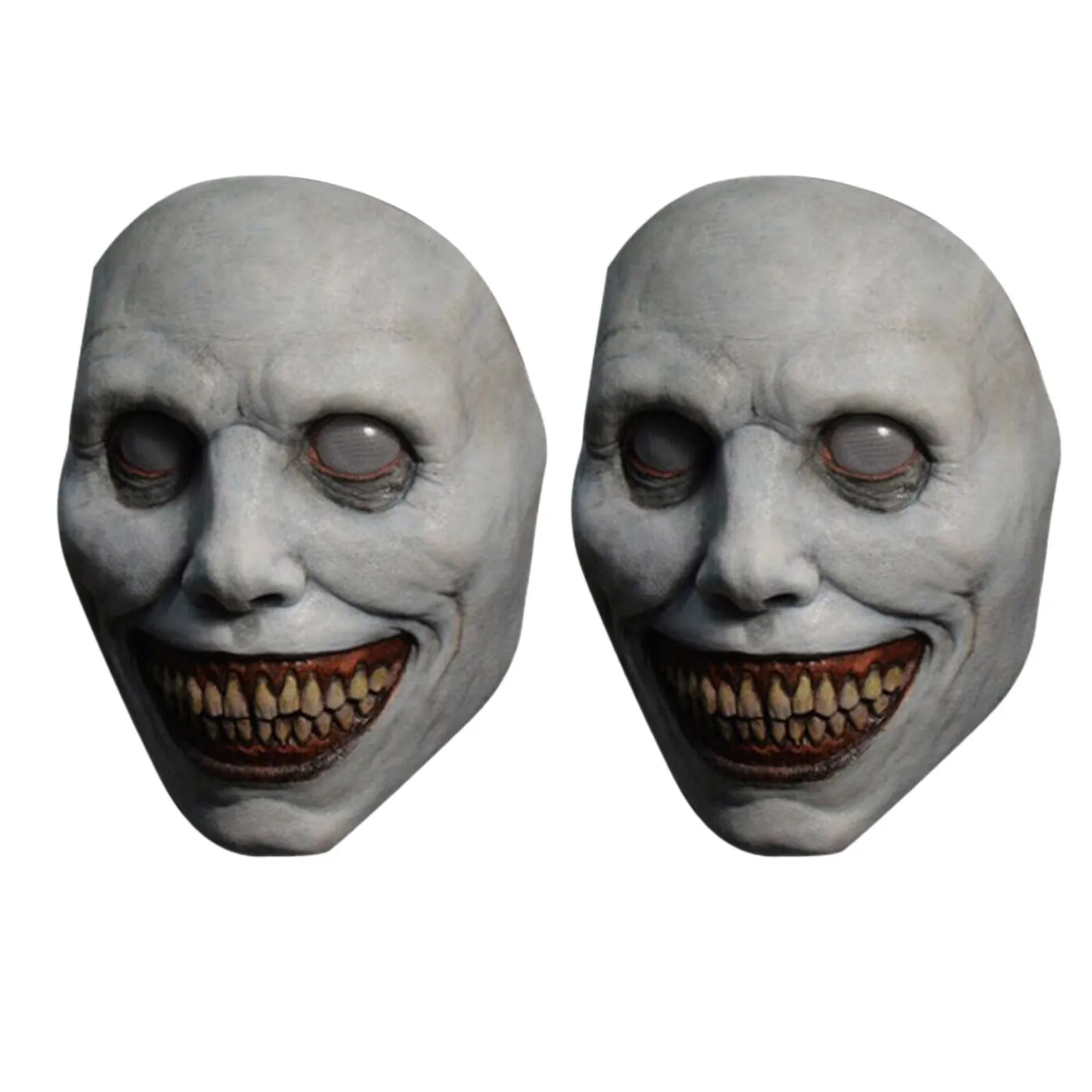 Assustador fantasma halloween cosplay adereços máscara demônios novidade mascarillas atmosfera festiva suprimentos decoração de máscaras 8147650