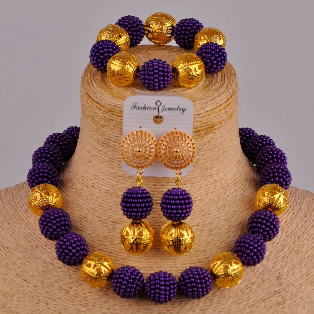 Nigeriano dubai ouro africano colar brincos pulseira para mulheres vermelho coral contas conjunto de jóias de casamento261q