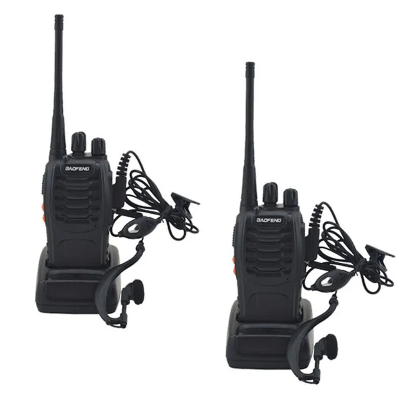 BAOFENG BF-888S Walkie talkie Two way Radio Baofeng 888s UHF 400-470MHz 16CH Portable Transceiver with X6HA