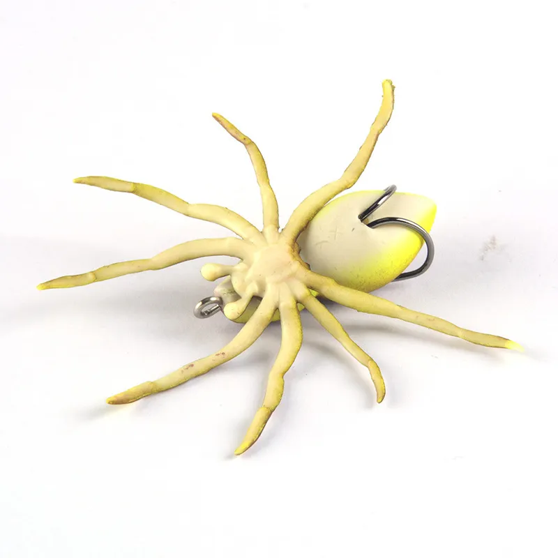 Spider Topwater Simulation Bait Soft Plastic 8cm 7g Life Vivid Fishing Lure Baits Available6114169