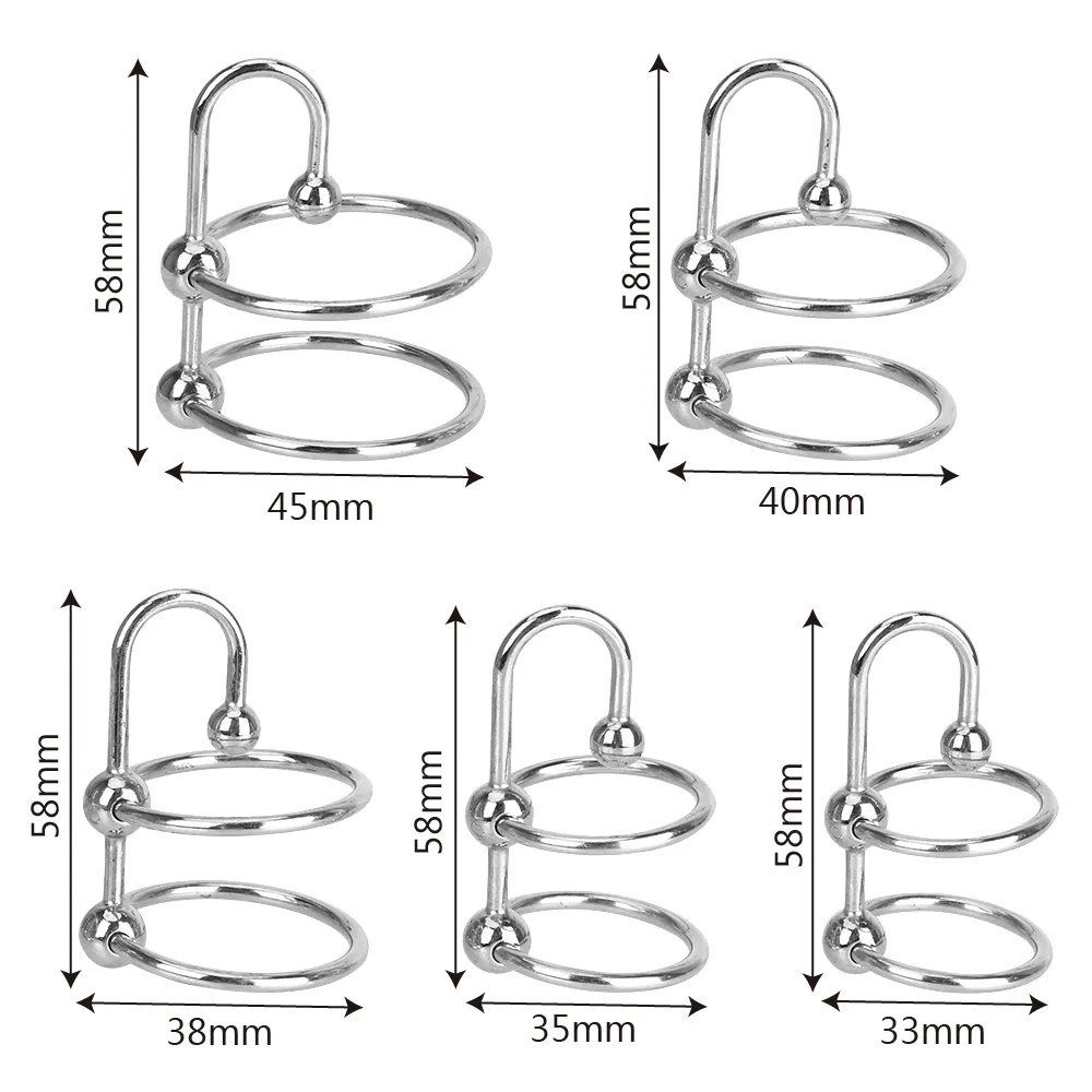 Ugelli OLO plug del pene Anello di cazzo di erezione in acciaio inossidabile Erezione ritardata giocattoli sessuali di eiaculazione MEN1532991