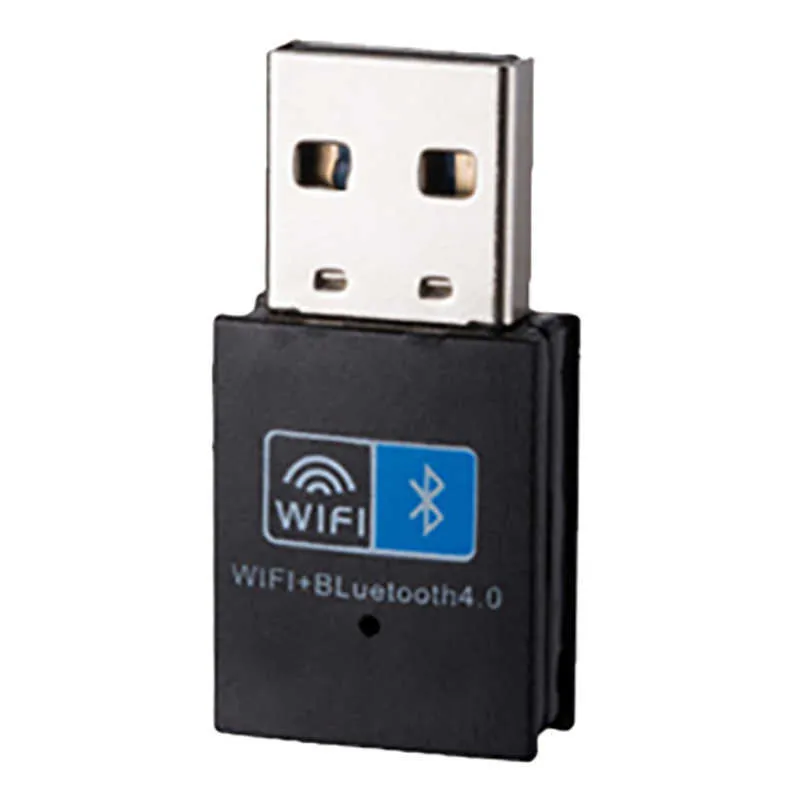 CIN-FAST USBワイヤレスネットワークカードBluetooth 4.0 2-in-1アダプター/150m WiFiレシーバーUSB Bluetoothワイヤレスネットワークカード