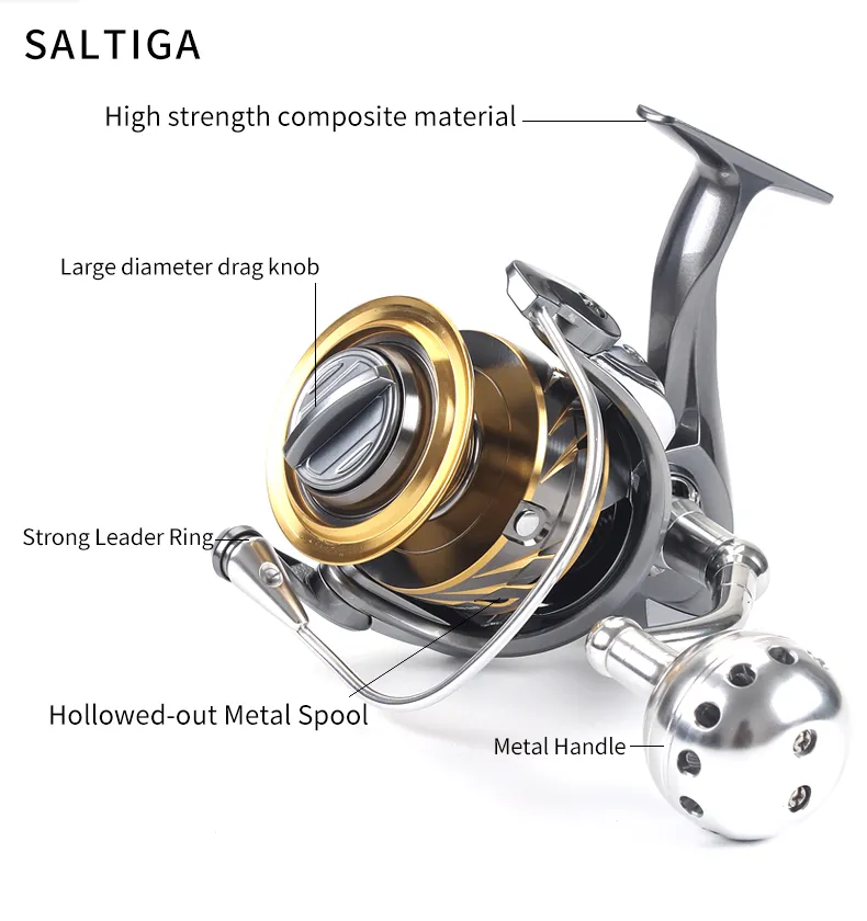 Japan Quality Madmouse Saltiga BJ 4000 600010000 Spinning Jigging Reel 111BB 35 kg Drag Power Boat Fishing Reels2352689