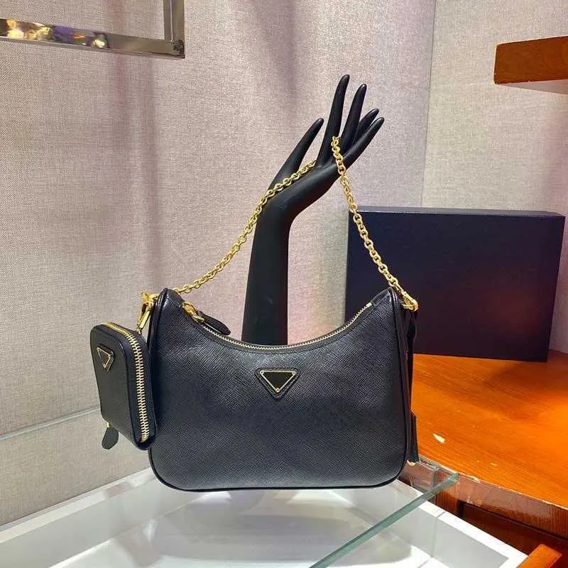 Fashion female bag designer gold chain leather bag handbag shoulder messenger bag purse fashion classic highest version high quality