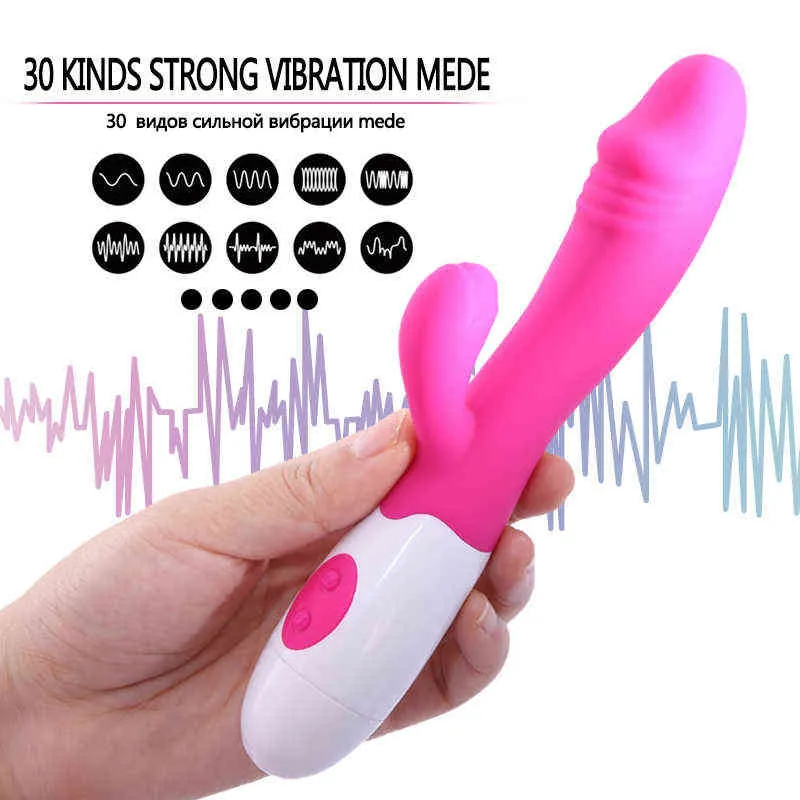 Nxy vibratorer g spot dildo kanin vibrator vibrator dubbla vibration vattentät kvinna vagina klitoris sex leksak för kvinnor vuxna leksaker 1119