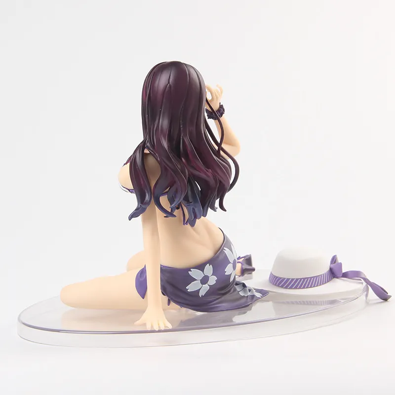 Saekano Как вырастить скучную подругу Юта 16 см Kasumigaoka Купальник Сексуальная фигурка девушки ПВХ Экшн Коллекция Модель Кукла Подарки X5478495