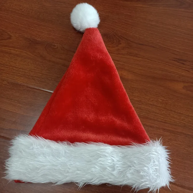 Julklappar Juldekorationer Röda vuxna barn plysch hattar grossist