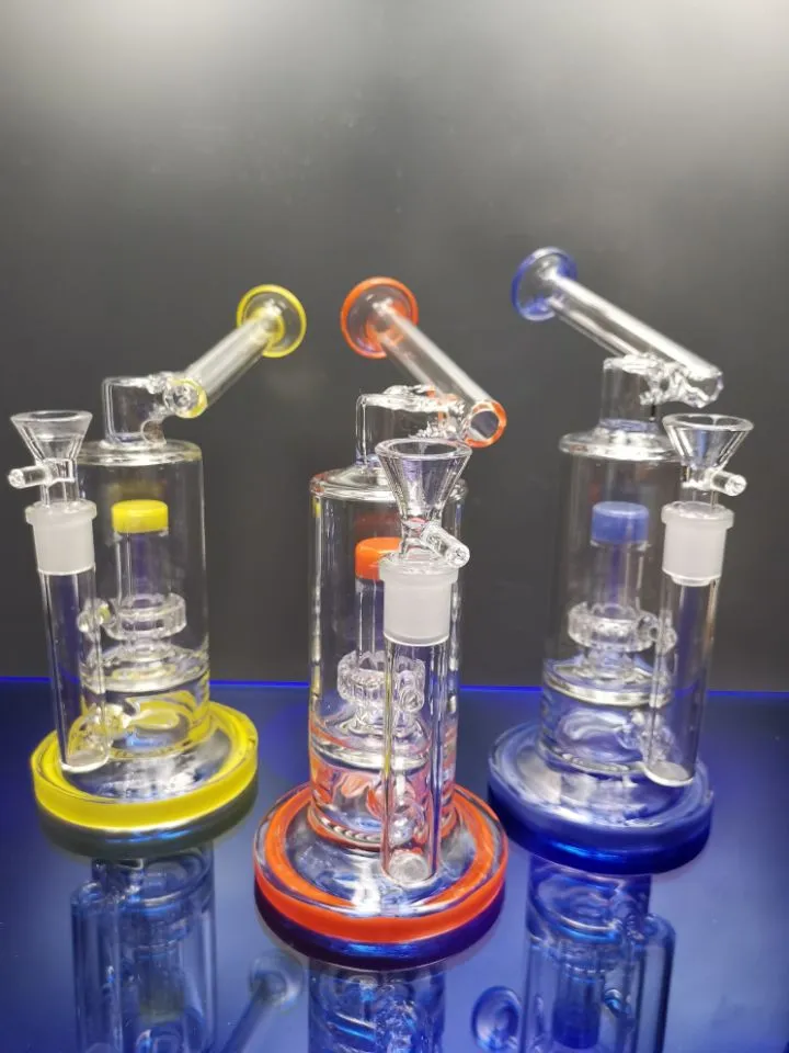 Wholesale Matrix Percolators Glass Bong Accessories Clear Hookahs Color