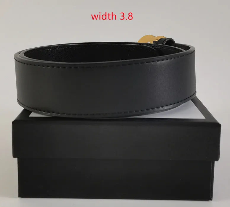 2022 Moda Clásico Hombres Diseñadores Cinturones Para Mujer Para Hombre Carta Casual Hebilla Lisa Cinturón Ancho 2 0 cm 2 8 cm 3 4 cm 3 8 cm con box241S