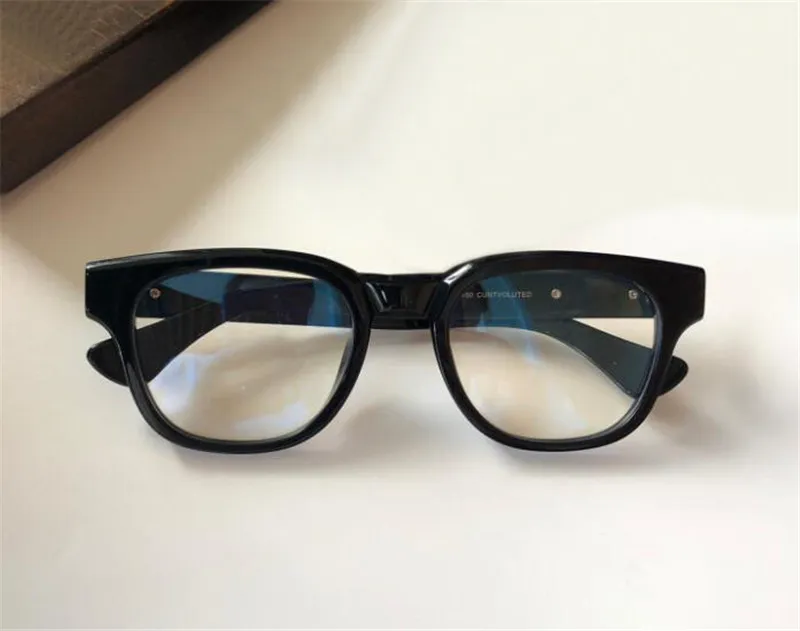 Yeni Moda Tasarımı Optik Gözlük Kontvolut Klasik Kare Plaka Çerçevesi Narin Kılıç Dekorasyonu Basit ve Çok Yönlü Stil 238X