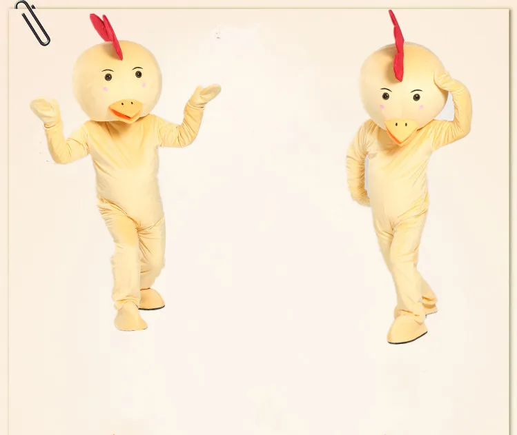 Trajes da mascote dos desenhos animados amarelo pintainho mascote pequenos pássaros bonitos personalizado fantasia traje kit mascotte tema fantasia vestido carnaval traje2906925