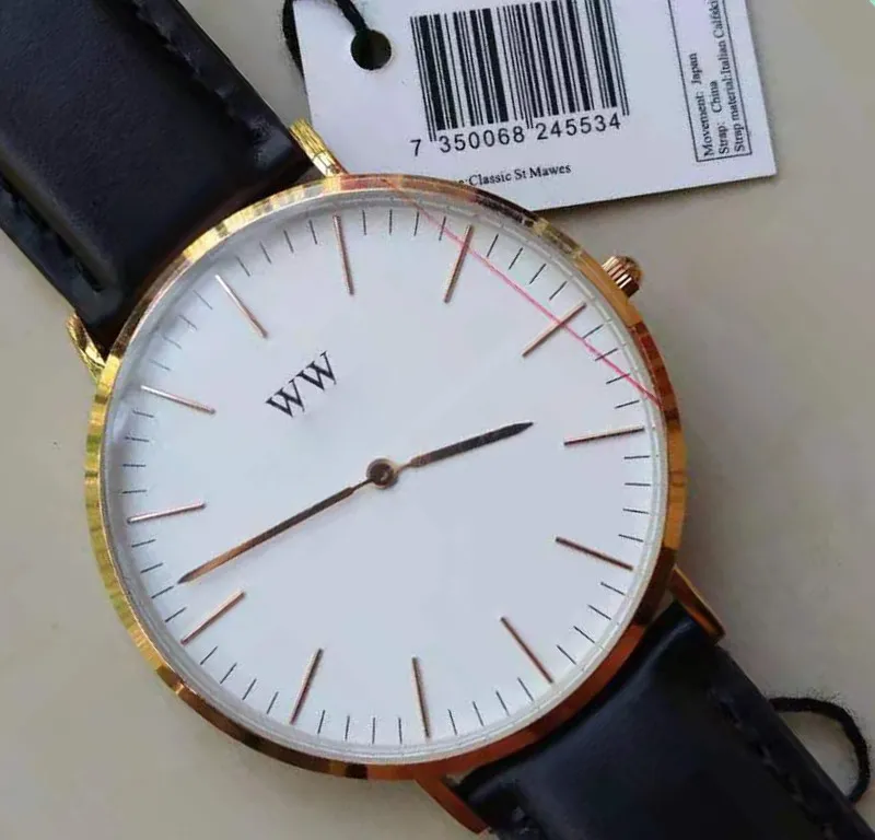 роскошные мужские дизайнерские часы Superior dw браслет пара из нержавеющей стали водонепроницаемые модные женские наручные часы кварцевые movemen268n