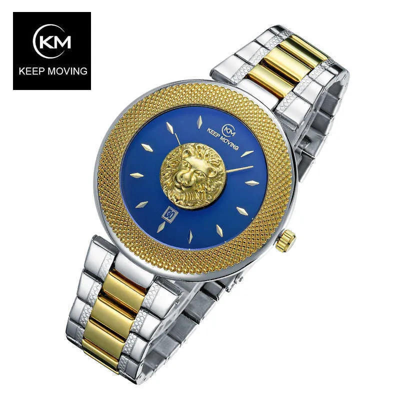 New style men's fashion personality non-mechanical quartz watch lion head couple explosion prevention style men and women spe234k