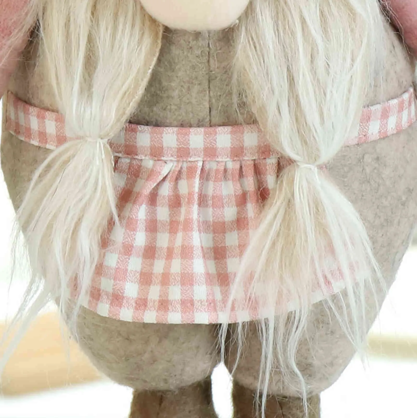 2022 År Faceless Forest Santa Doll Juldekorationer för Home Pink Nordic Style Christmas Dwarf Ornaments Toy Navidad 211104