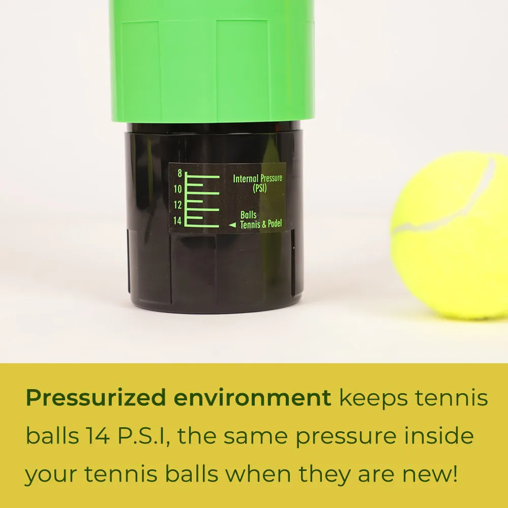 Caja para guardar pelotas de tenis: almacenamiento presurizado que sigue rebotando como precio de fábrica diseño experto Calidad Último estilo Estado original