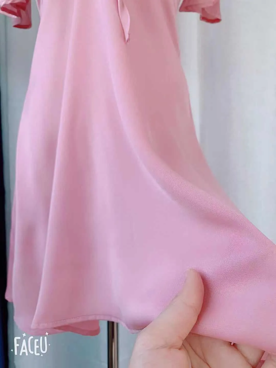 Été femmes à manches courtes robes Femme soirée rose bleu Robe Boho Robe Femme Vestido fête sexy 210417