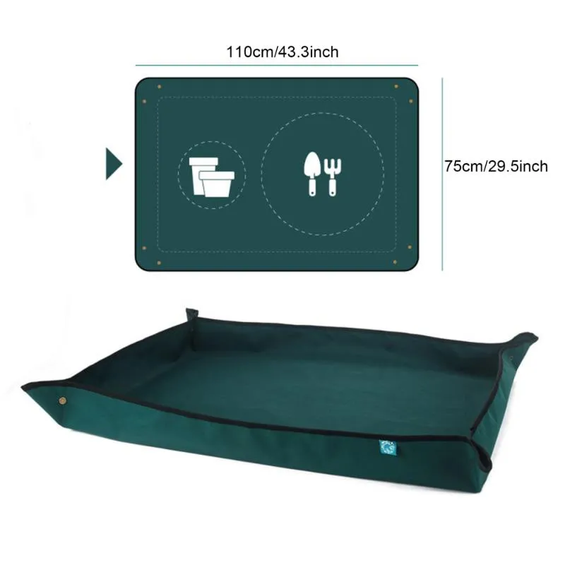Potted Tarp Gardening Mats Outdoor For Plant Protection Portable Neat Kneeling Pad Planters & Pots3091