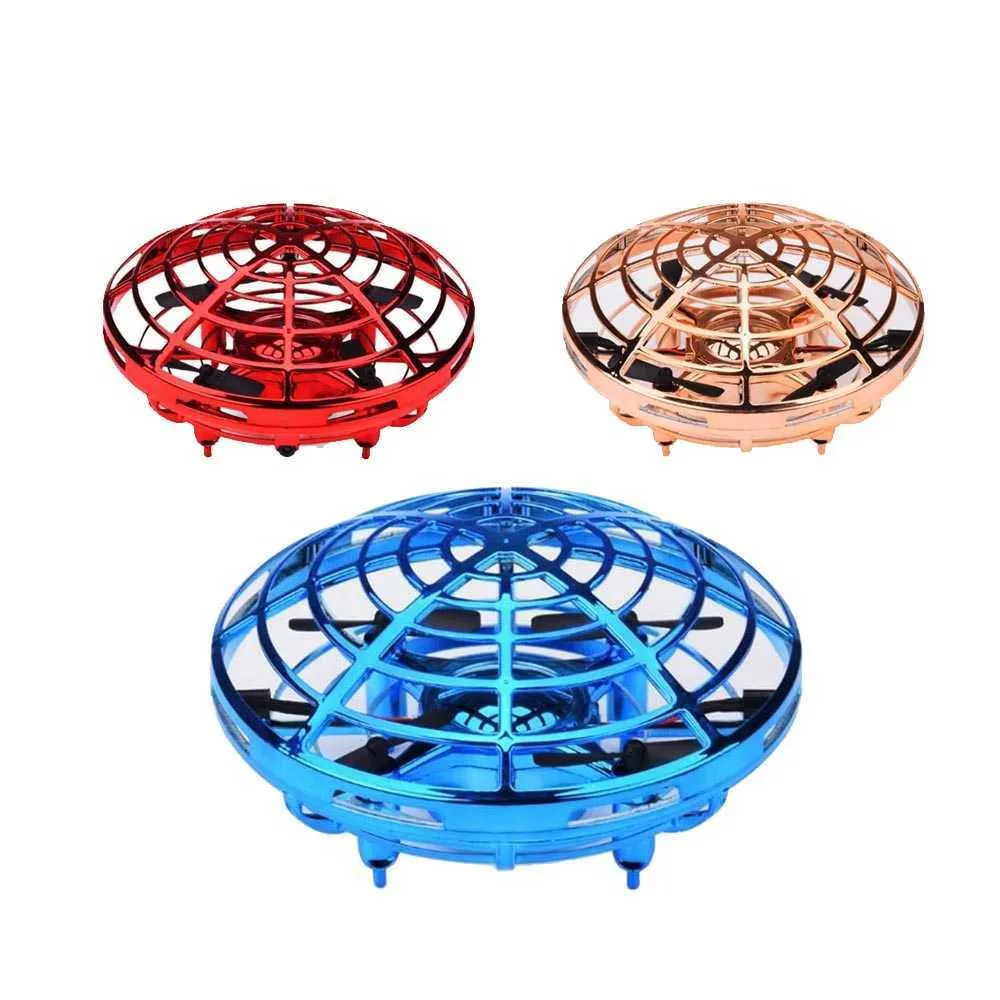 KaKBeir Rc Quadcopter Flying Helicopter Magic Hand UFO Ball Aircraft Sensing Mini Induction Drone Kids Electric Electronic Toy 2101953483