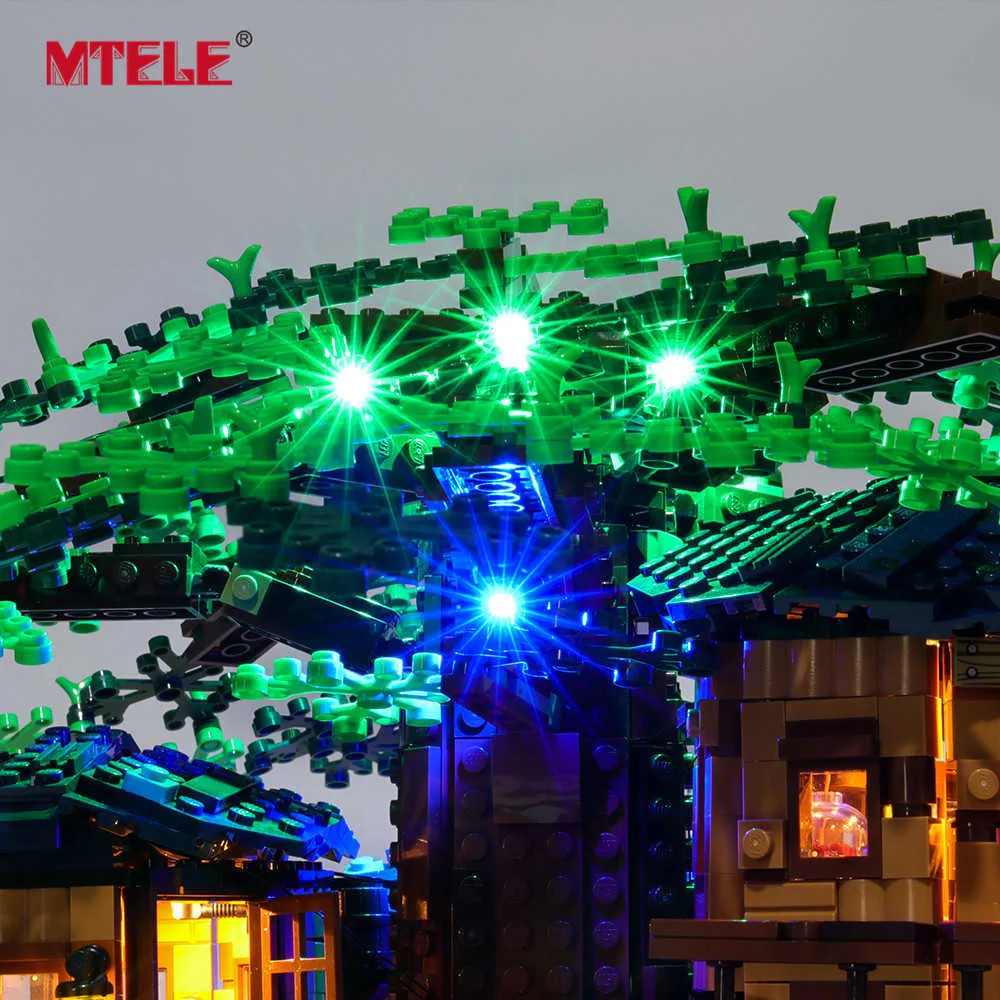 Mtele Brand LED Light Up Kit för 21318 Idéer Serie Tree House Q0624