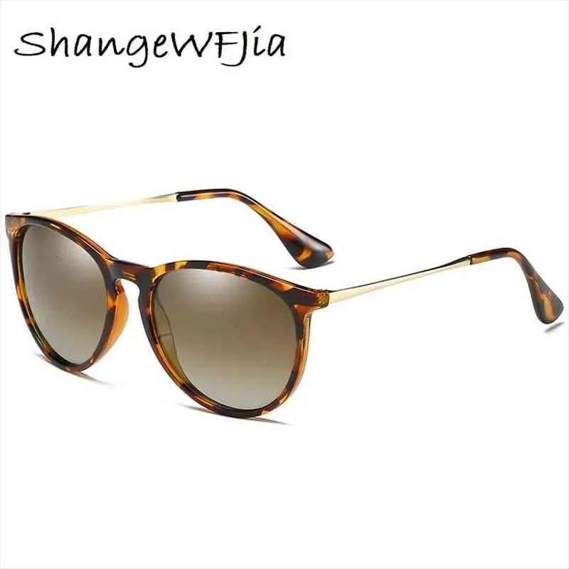 Clássico polarizado óculos de sol masculino marca designer clássico feminino retro tartaruga marrom uv400266i