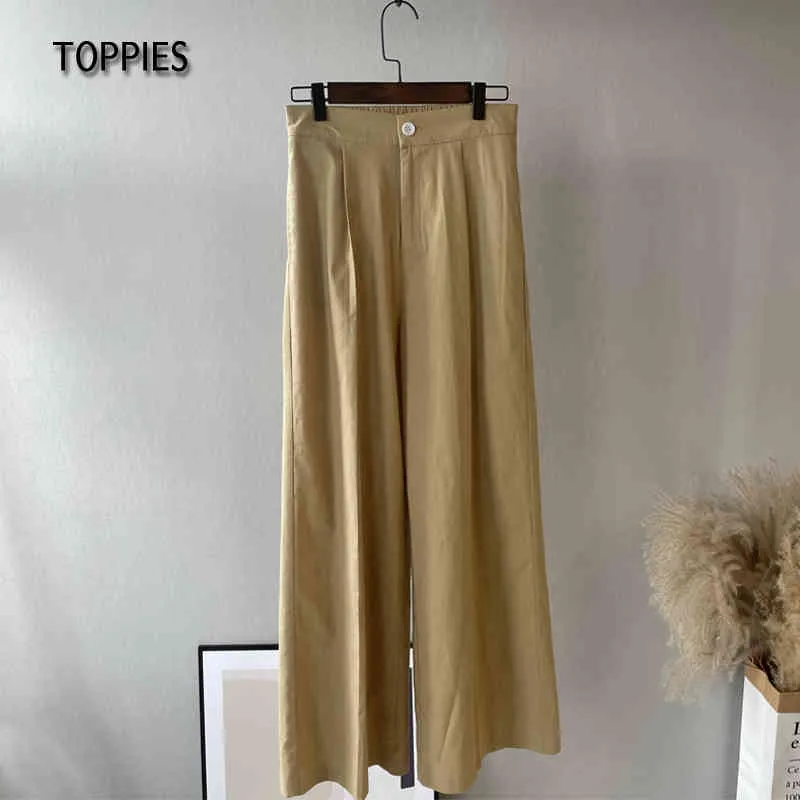 Verano imitación lino pantalones cortos pantalones conjuntos mujer ocio manga falsa cinturón camisas cintura alta pierna ancha 210421