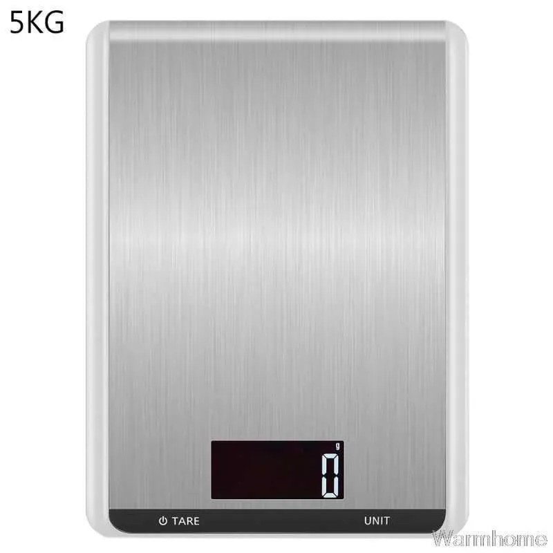 5/10 kg de cozinha doméstica escala eletrônica s dieta s ferramenta de medição lcd digital pesagem g, oz, lb, kg, au10 20 210728