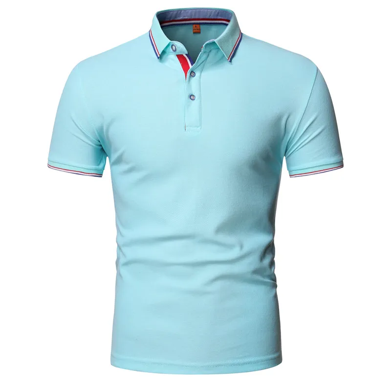 Desenhos polo camisa homens de alta qualidade marca mens polo camisa ocasional moda algodão polo camisa manga curta homens respirável roupas acolhedoras roupas desgaste