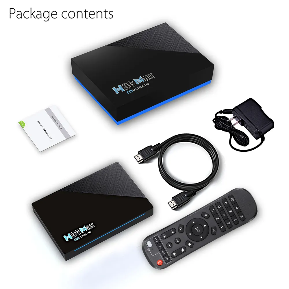 H96 MAX RK3566 TV Box Android 11 8GB RAM 64GB 4GB 32GB 1080p 8K Google Play H96Max TVBOX Media Player Set-top box