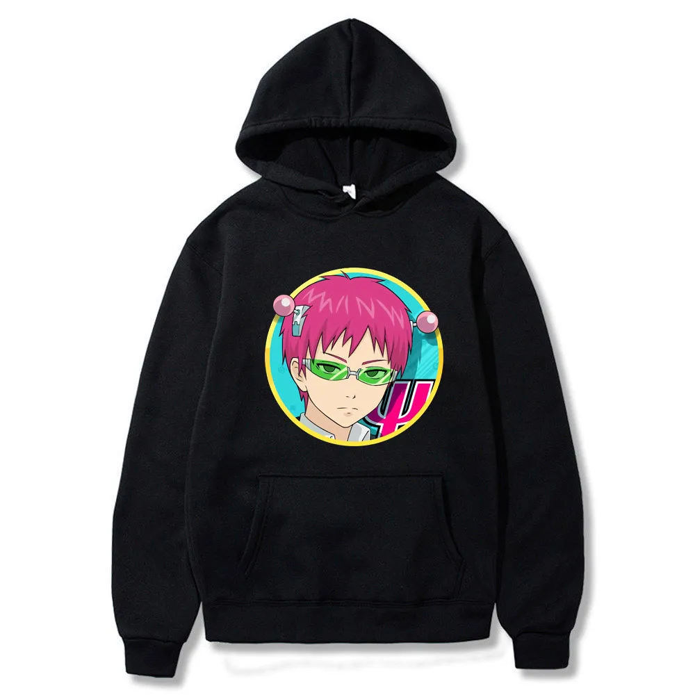 Anime Saiki K Mäns Hoodie Print Kvinnor Casual Harajuku Höst Sweatshirt Långärmad Jacka Coat Funny Pullover Toppar Y0319